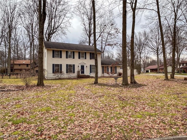 view of front of home