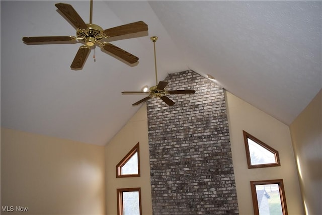 details featuring ceiling fan