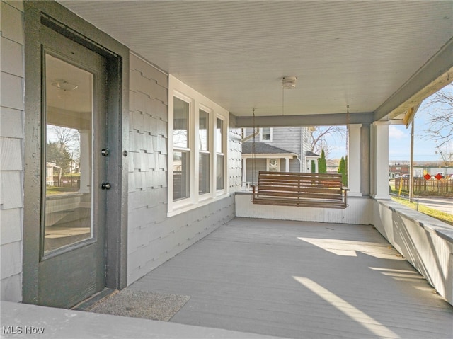 view of patio / terrace with covered porch