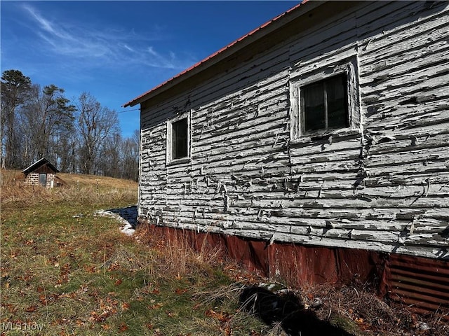 view of home's exterior