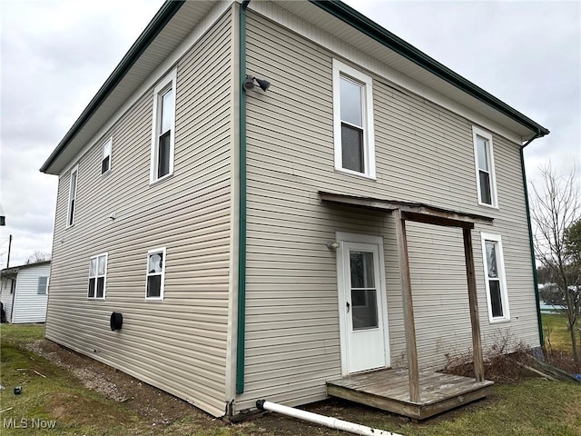 view of rear view of house