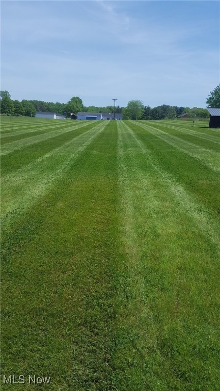 view of community with a lawn