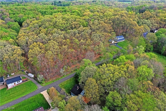 48077 Allegheny Trl, Negley, OH 44441 - birds eye view of property featuring a forest view
