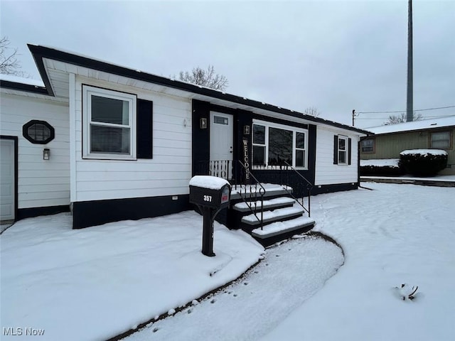 view of ranch-style home