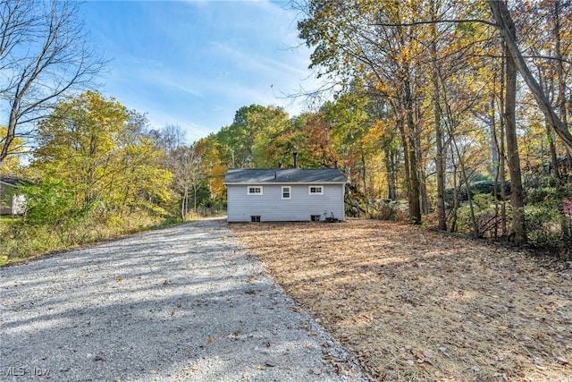 view of front of home