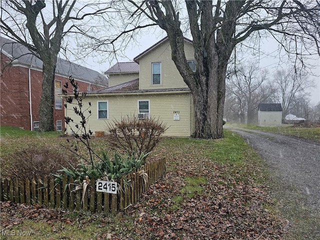 view of home's exterior