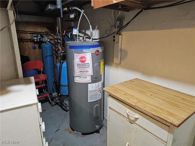 utilities with electric water heater