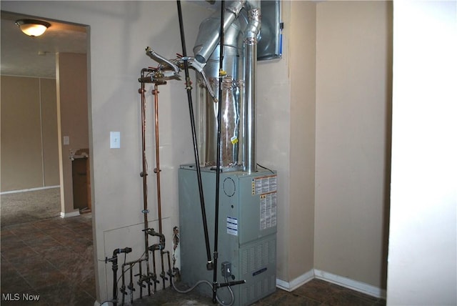 view of utility room