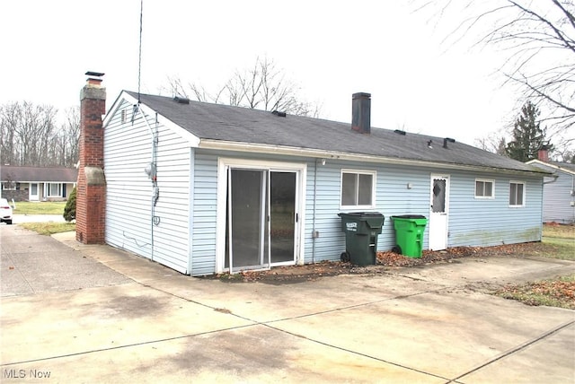 view of rear view of property