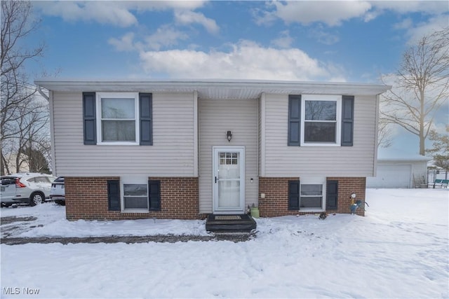 view of split foyer home