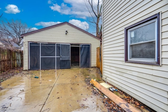 exterior space with a patio