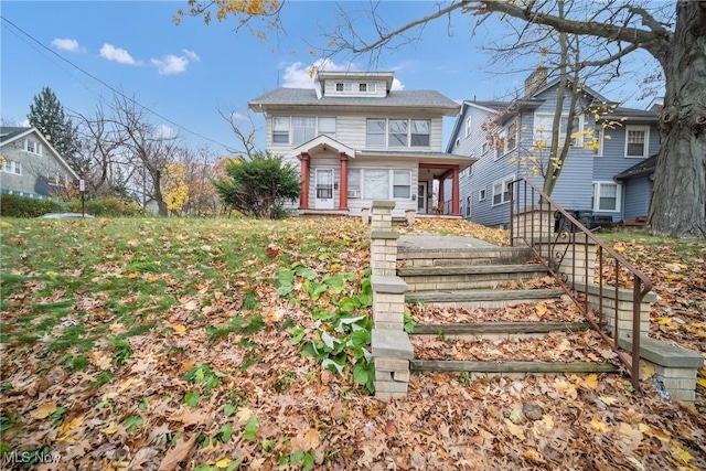 view of front of property