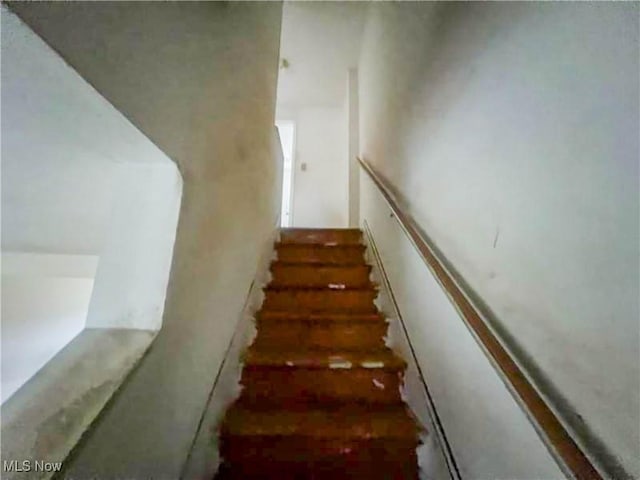 view of staircase