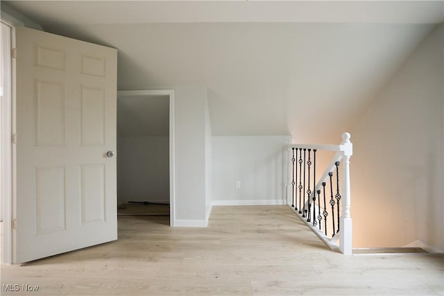 bonus room featuring light hardwood / wood-style flooring