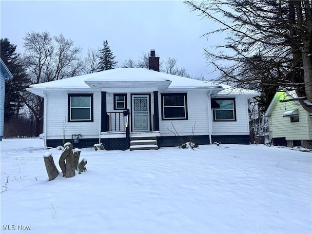 view of front of property