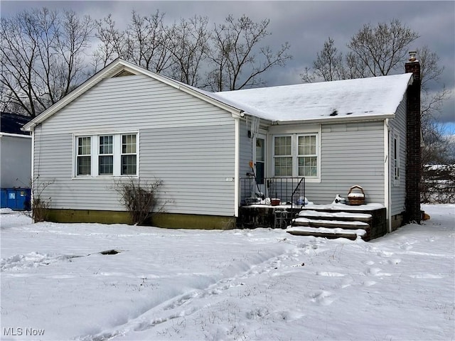 view of front of home