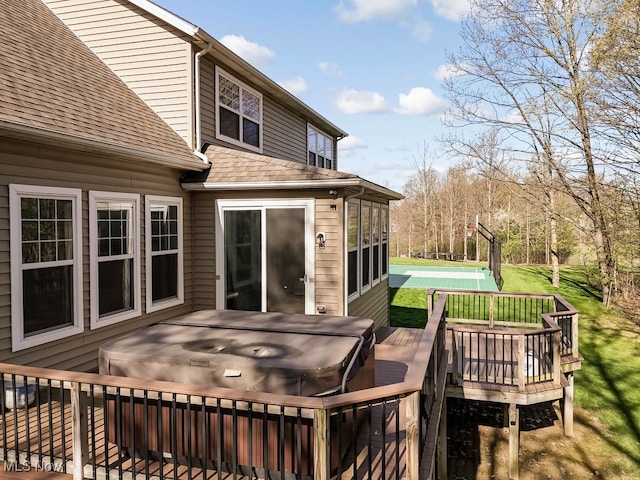 680 Morgan Trl, Aurora, OH 44202 - view of wooden terrace