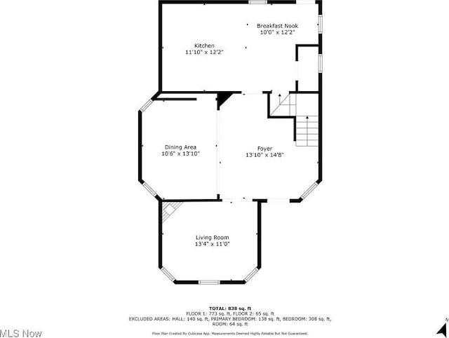 6114 W Clinton Ave, Cleveland, OH 44102 - view of floor plan / room layout