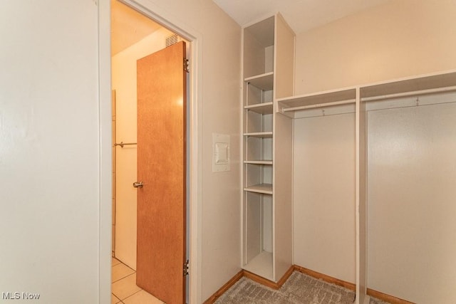 view of closet