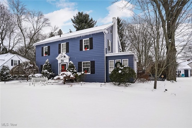 view of colonial house