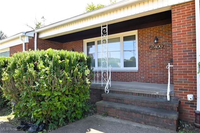 view of entrance to property