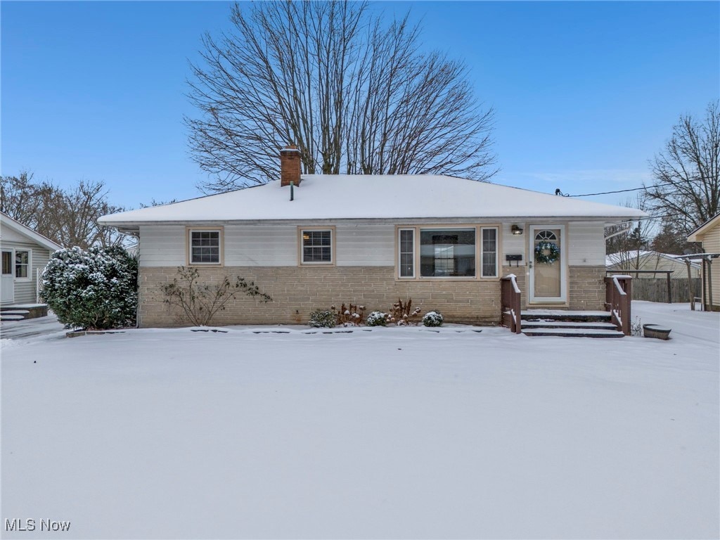 view of ranch-style house