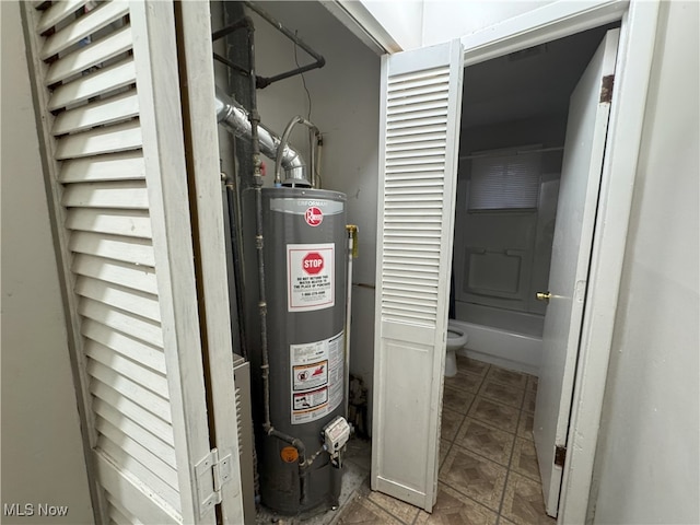 utilities featuring gas water heater