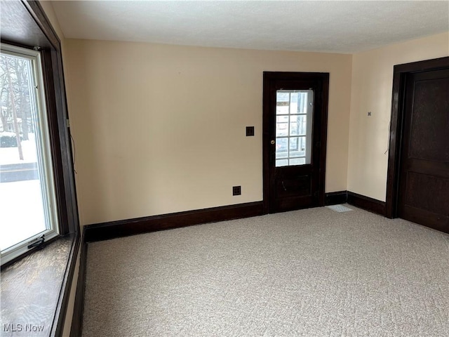 entryway with plenty of natural light