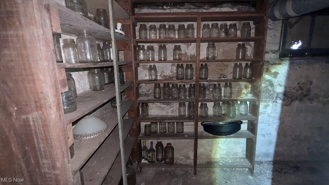 view of storage room