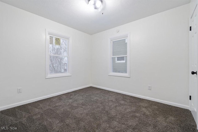 unfurnished room with carpet