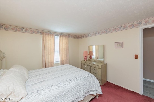 bedroom featuring carpet floors