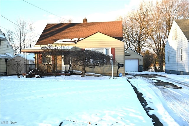 bungalow-style home featuring covered porch