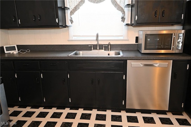 kitchen featuring sink and stainless steel appliances