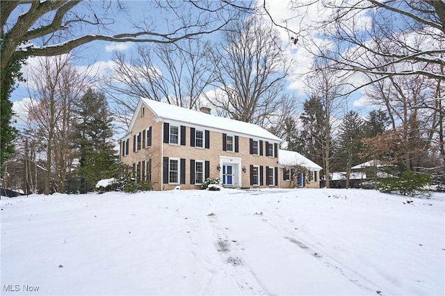 view of colonial house