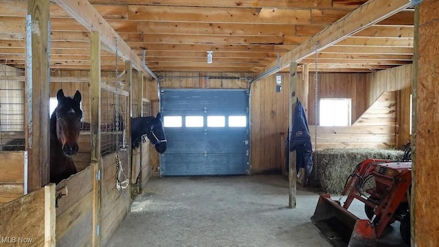 view of stable