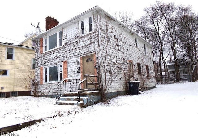 view of front of home