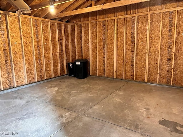 miscellaneous room featuring concrete flooring