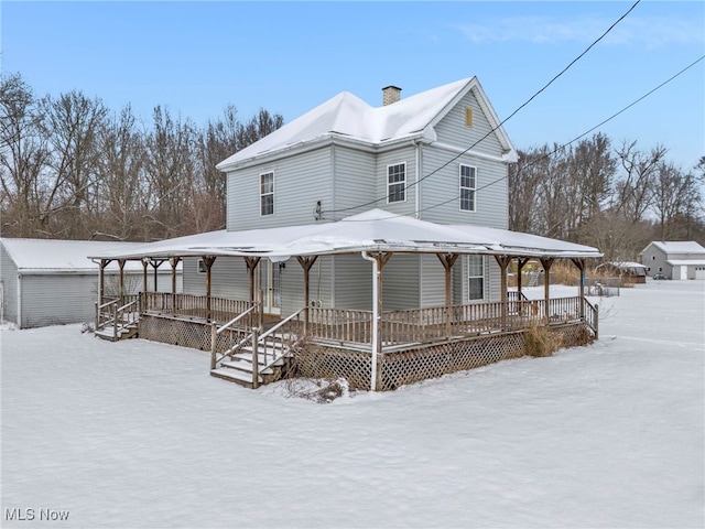 view of front of home