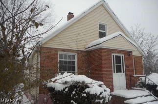 view of snow covered exterior