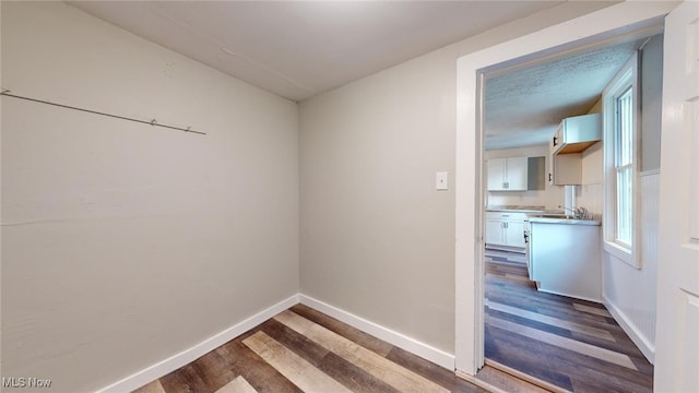 interior space featuring hardwood / wood-style floors