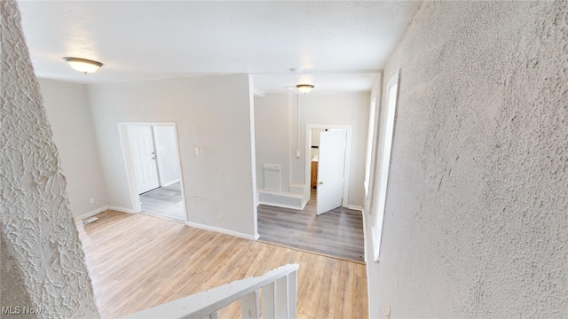 interior space featuring hardwood / wood-style floors