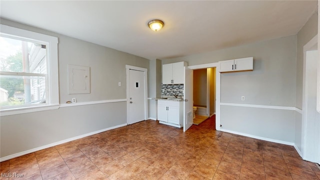 spare room with sink