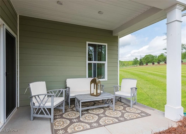 view of patio