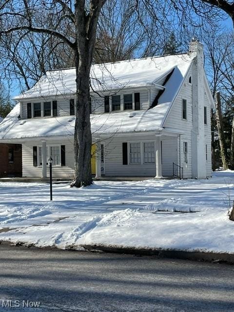 view of front of home