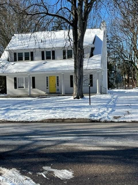 view of front of home