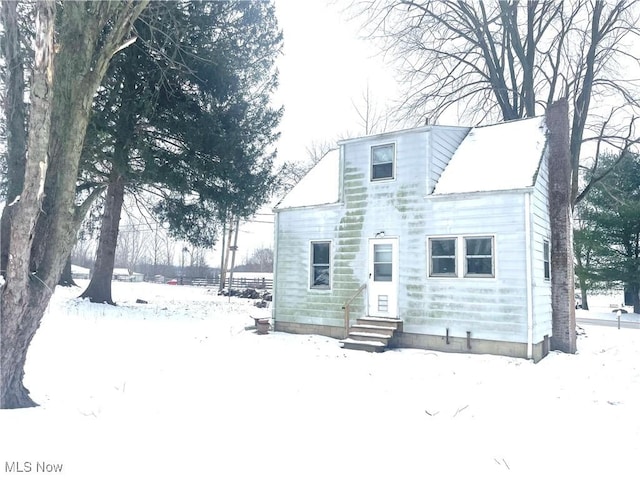 view of cape cod house