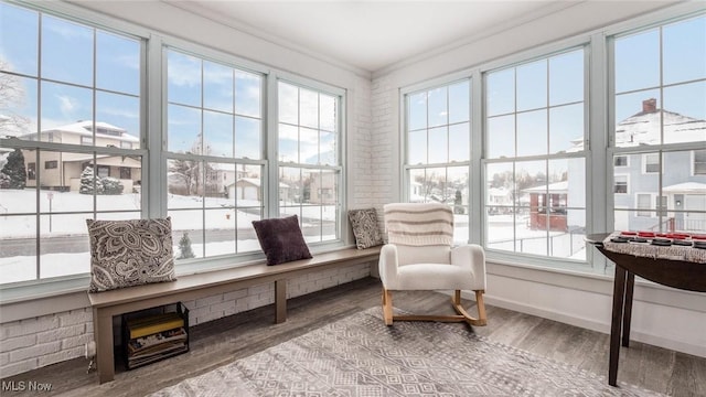 sunroom featuring a healthy amount of sunlight