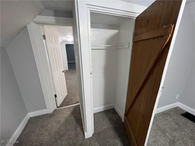 closet featuring visible vents