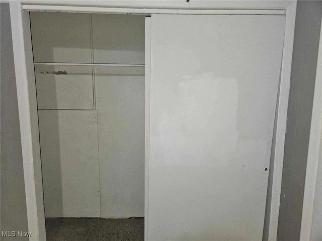 view of closet