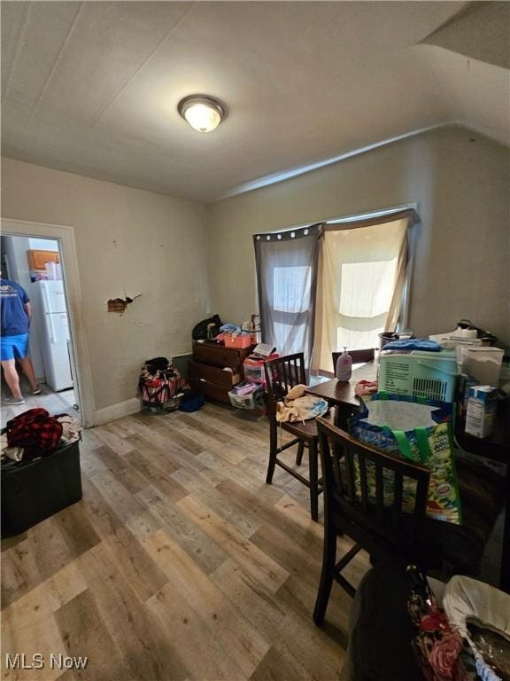 interior space featuring light hardwood / wood-style flooring